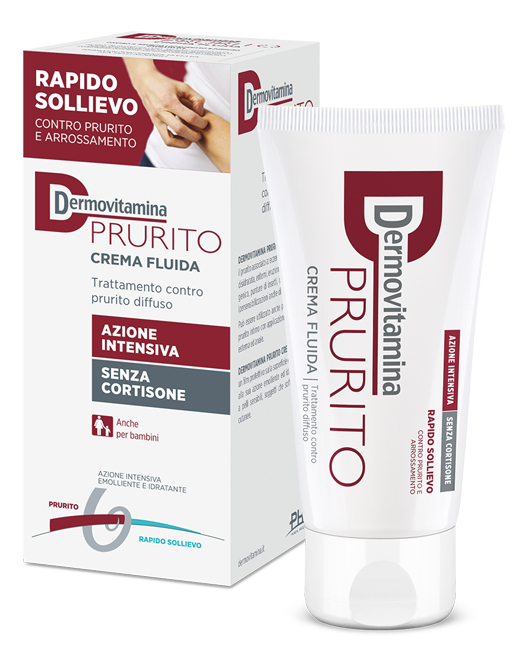 DERMOVITAMINA PRURITO CREMA FLUIDA AZIONE INTENSIVA SENZA CORTISONE 150 ML - Farma Nice