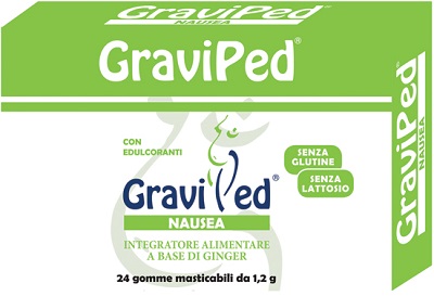 GRAVIPED NAUSEA 24 CHEWING GUM 1,2 G - Farma Nice