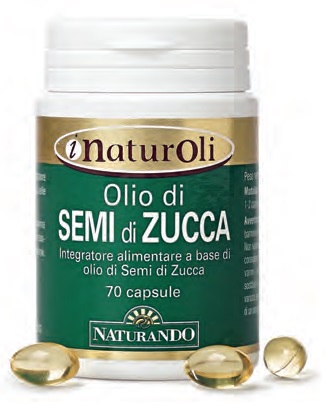 NATUROLI OLIO DI SEMI DI ZUCCA 70 CAPSULE - Farma Nice