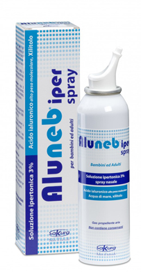 ALUNEB SOLUZIONE IPERTONICA 3% SPRAY NASALE 125 ML - Farma Nice