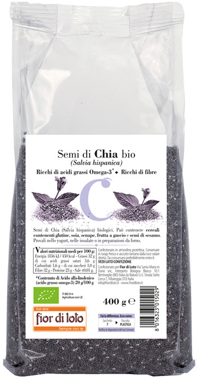 SEMI DI CHIA BIO 400 G - Farma Nice