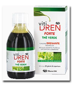 VITIDREN FORTE THE VERDE SOLUZIONE 300 ML CON TAPPO DOSATORE - Farma Nice