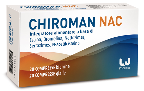 CHIROMAN NAC 20 COMPRESSE BIANCHE + 20 COMPRESSE GIALLE - Farma Nice