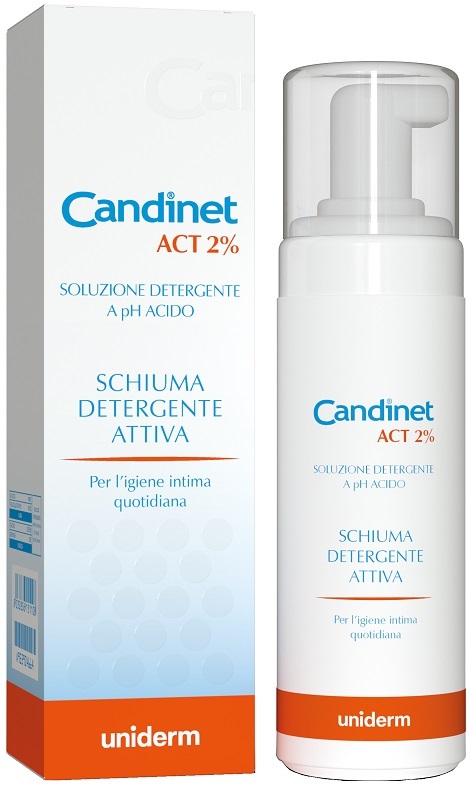 CANDINET ACT 2% SCHIUMA DETERGENTE ATTIVA 150 ML - Farma Nice