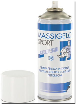 GHIACCIO ISTANTANEO MASSIGELO SPORT BOMBOLETTA SPRAY 400ML - Farma Nice