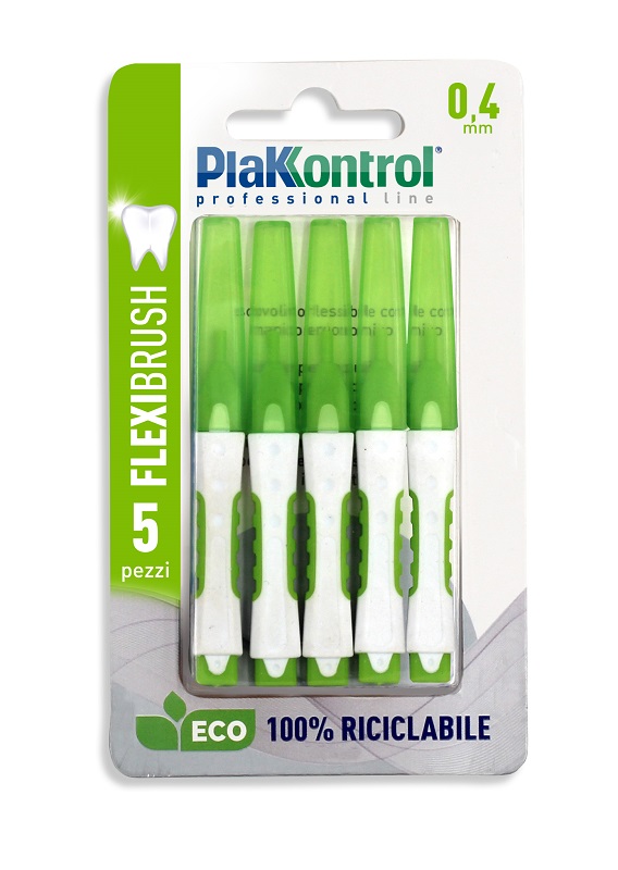 PLAKKONTROL SCOVOLINO INTERDENTALE FLEXI BRUSH04 BLISTER 5 PEZZI - Farma Nice