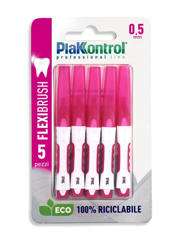 PLAKKONTROL SCOVOLINO INTERDENTALE FLEXI BRUSH05 BLISTER 5 PEZZI - Farma Nice