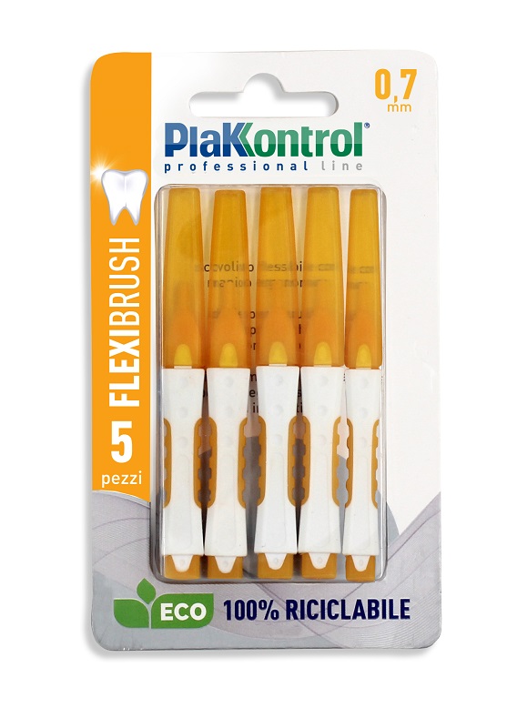 PLAKKONTROL SCOVOLINO INTERDENTALE FLEXI BRUSH07 BLISTER 5 PEZZI - Farma Nice