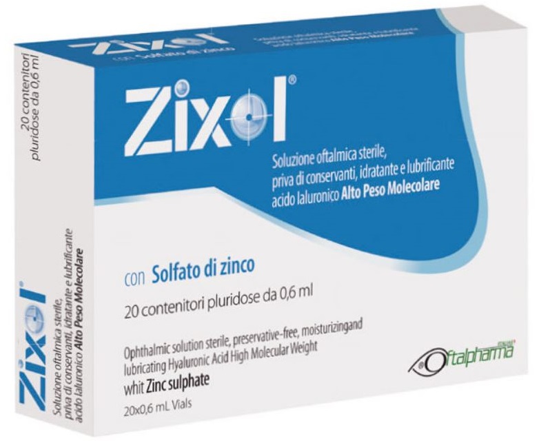 GOCCE OCULARI ZIXOL 20 FLACONCINI 0,6 ML - Farma Nice