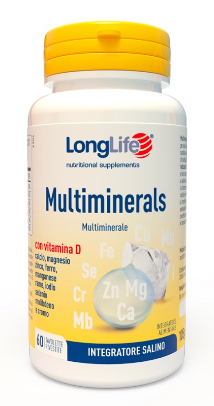 LONGLIFE MULTIMINERALS 60 TAVOLETTE - Farma Nice