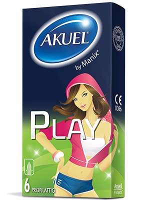 PROFILATTICO ANSELL AKUEL BY MANIX PLAY B 12 PEZZI - Farma Nice