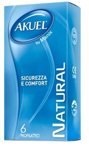 PROFILATTICO ANSELL AKUEL BY MANIX NATURAL B 6 PEZZI - Farma Nice