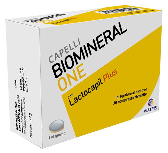 BIOMINERAL ONE LACTOCAPIL PLUS 30 COMPRESSE - Farma Nice