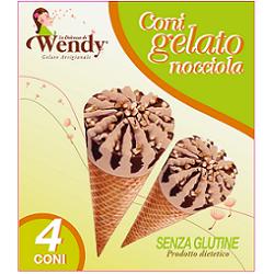 LE DOLCEZZE DI WENDY CONO GELATO NOCCIOLA 4 X 75 G - Farma Nice
