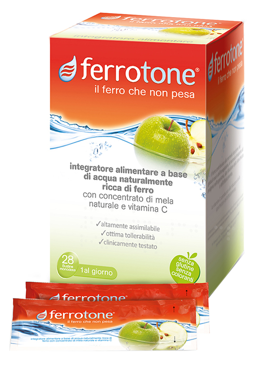 FERROTONE APPLE 28 SACCHETTI 25 ML - Farma Nice