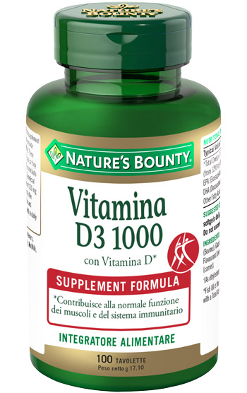 VITAMINA D3/1000 100 TAVOLETTE - Farma Nice