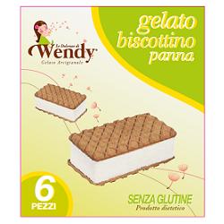 LE DOLCEZZE DI WENDY BISCOTTINO GELATO PANNA 300 G - Farma Nice