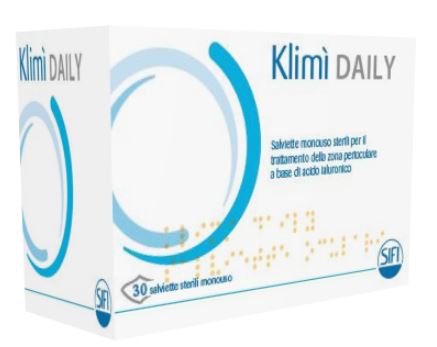 KLIMI' DAILY 30 SALVIETTINE DETERGENTI MONOUSO STERILI PER L'IGIENE OCULARE - Farma Nice