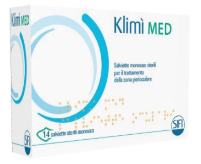 KLIMI' MED 14 SALVIETTINE DETERGENTI MONOUSO STERILI PER L'IGIENE OCULARE - Farma Nice
