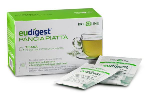 BIOSLINE EUDIGEST TISANA DOPOPASTO 20 BUSTE 40 G - Farma Nice