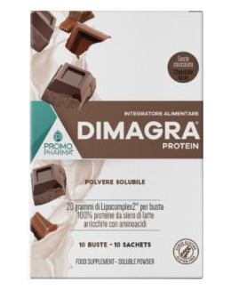 DIMAGRA PROTEIN CIOCCOLATO 10 BUSTE - Farma Nice