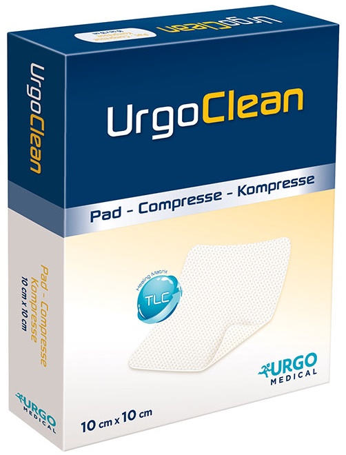 MEDICAZIONE TNT ASSORBENTE GELIFICANTE URGOCLEAN 10X10CM 10 PEZZI - Farma Nice