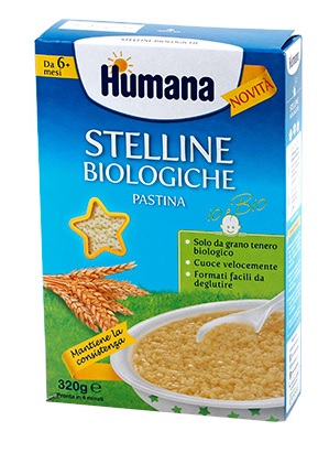 HUMANA STELLINE PASTINA BIOLOGICA 320 G - Farma Nice