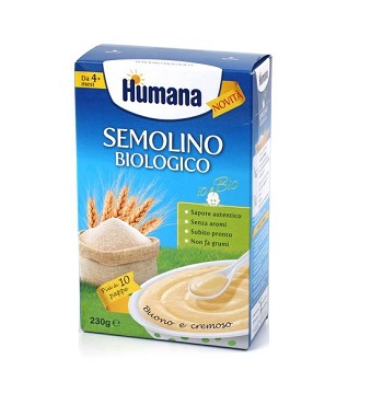HUMANA SEMOLINO BIOLOGICO 230 G - Farma Nice