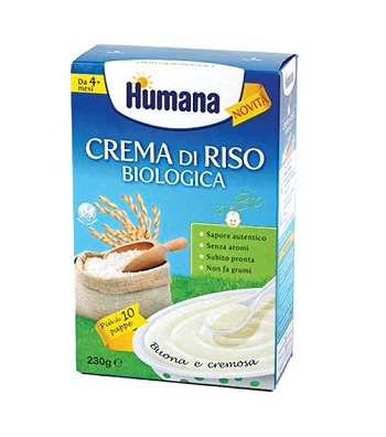 HUMANA CREMA DI RISO BIOLOGICO 230 G - Farma Nice