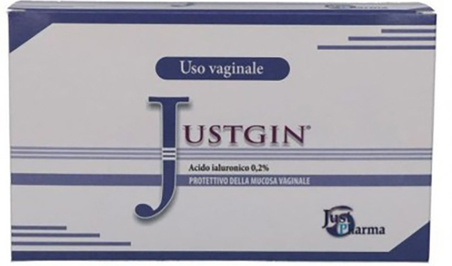 JUSTGIN PROTETTIVO MUCOSA VAGINALE ACIDO IALURONICO 4 FLACONI DA 30 ML - Farma Nice