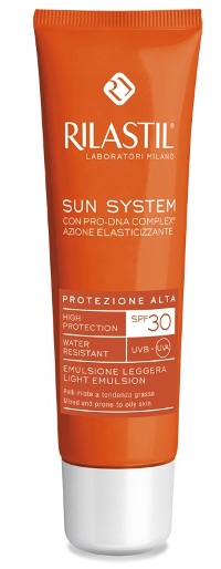 RILASTIL SUN SYSTEM PHOTO PROTECTION THERAPY SPF30 EMULSIONE PELLI MISTE 50 ML - Farma Nice
