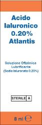 ACIDO IALURONICO 0,20% PLURIDOSE SOLUZIONE OFTALMICA 8 ML - Farma Nice