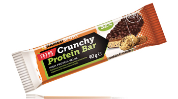 CRUNCHY PROTEINBAR COOKIES & CREAM 1 PEZZO 40 G - Farma Nice