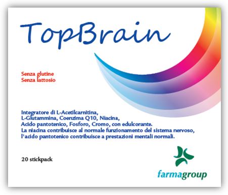 TOPBRAIN 20 STICK 4,5 G - Farma Nice