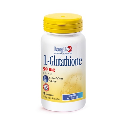 LONGLIFE LGLUTATHIONE 90 COMPRESSE 50 MG - Farma Nice
