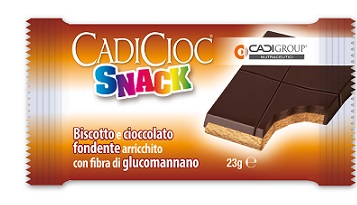 CADICIOC SNACK FONDENTE 1 BARRETTA MONOPORZIONE - Farma Nice