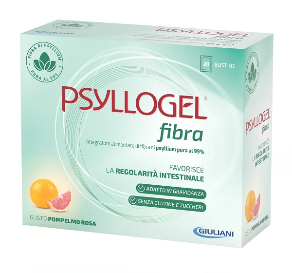 PSYLLOGEL FIBRA POMPELMO ROSA 20 BUSTINE - Farma Nice
