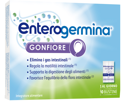 ENTEROGERMINA GONFIORE 10 BUSTINE BIPARTITE - Farma Nice