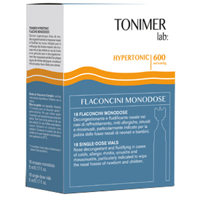 TONIMER LAB HYPERTONIC 18 FLACONCINI MONODOSE - Farma Nice