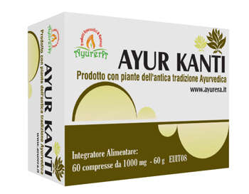 AYUR KANTI 60 COMPRESSE 1 G - Farma Nice