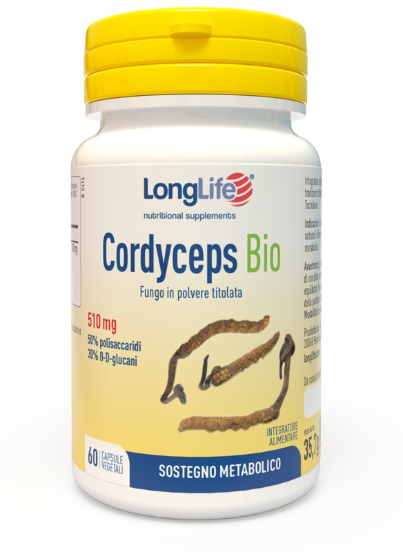 LONGLIFE CORDYCEPS BIO 60 CAPSULE - Farma Nice