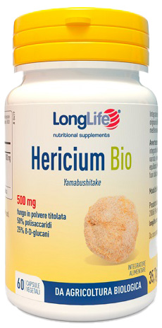 LONGLIFE HERICIUM BIO 60 CAPSULE VEGETALI - Farma Nice
