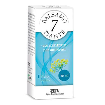 BALSAMO DELLE 7 PIANTE FRESCO PULITO SOLUZIONE CONCENTRATA PER AMBIENTI 30 ML - Farma Nice