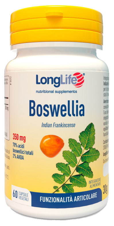 LONGLIFE BOSWELLIA 60 CAPSULE VEGETALI - Farma Nice
