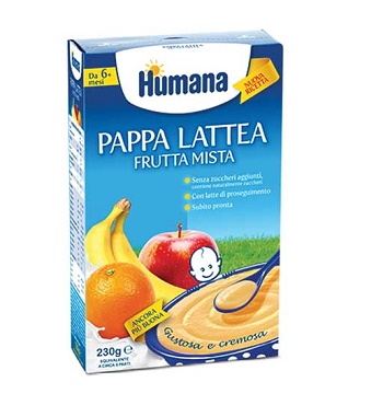 HUMANA PAPPA FRUTTA MISTA 230 G - Farma Nice