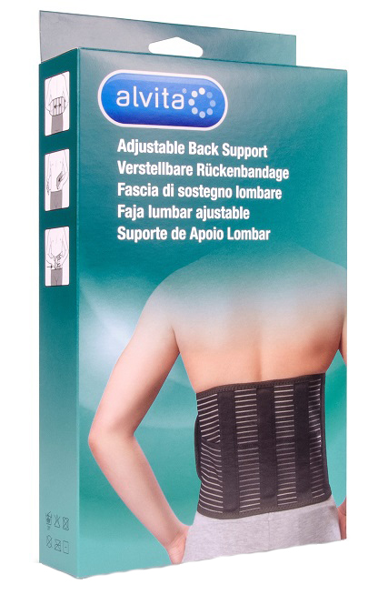 ALVITA FASCIA LOMBARE MISURA 3 CIRCONFERENZA 120-140 CM - Farma Nice