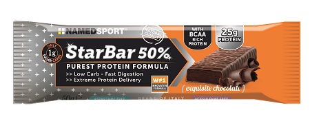 STARBAR 50% PROTEIN EXQUISITE CHOCOLATE 50 G - Farma Nice