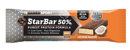 STARBAR 50% PROTEIN COCONUT HEAVEN 50 G - Farma Nice