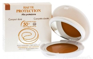 EAU THERMALE AVENE COMPATTO SPF50 DORATO 10 G - Farma Nice