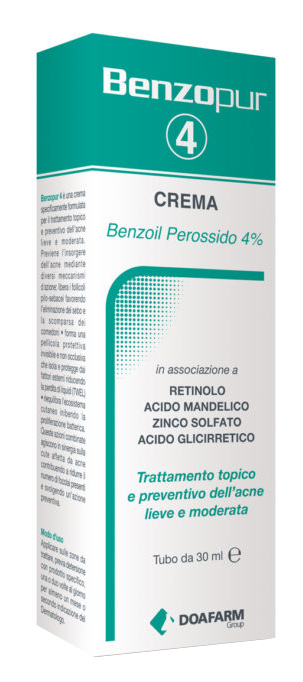 BENZOPUR 4 CREMA 30 ML - Farma Nice